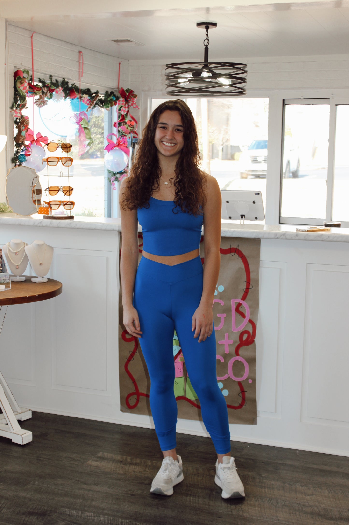 Venice Crossover Waist Leggings