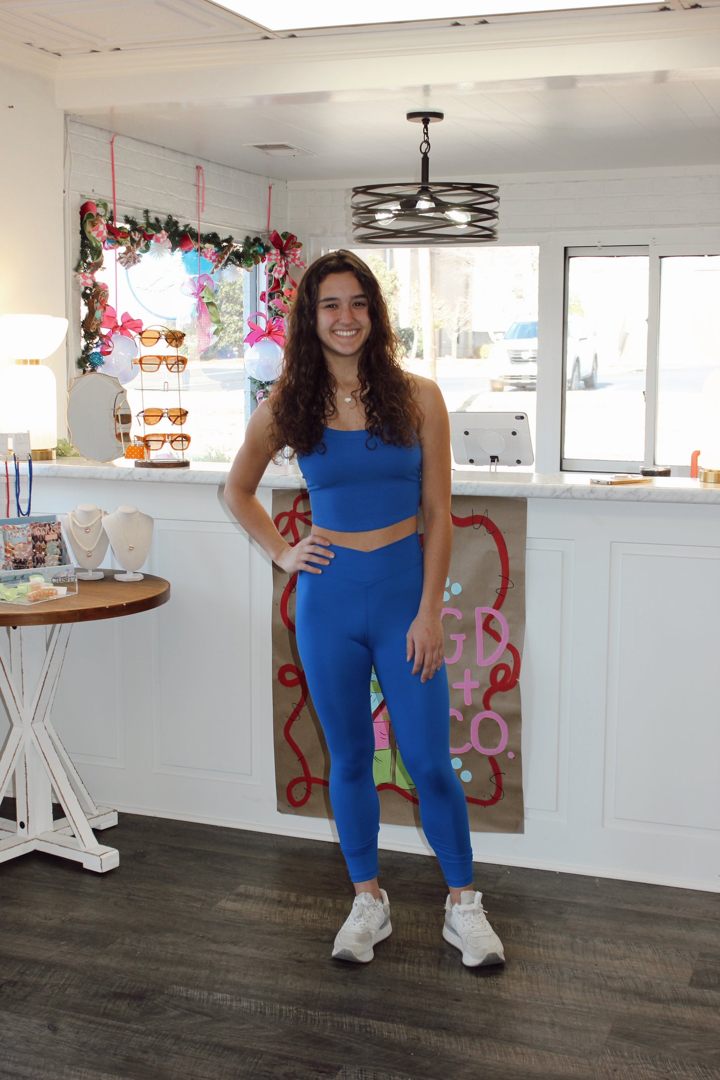 Venice Crossover Waist Leggings