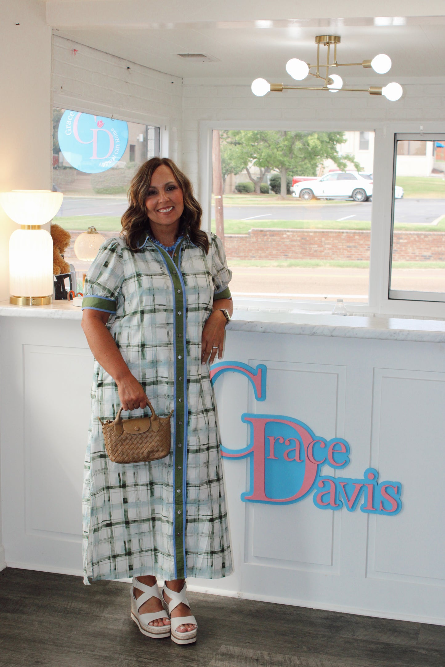 Carol Lynn Plaid Maxi