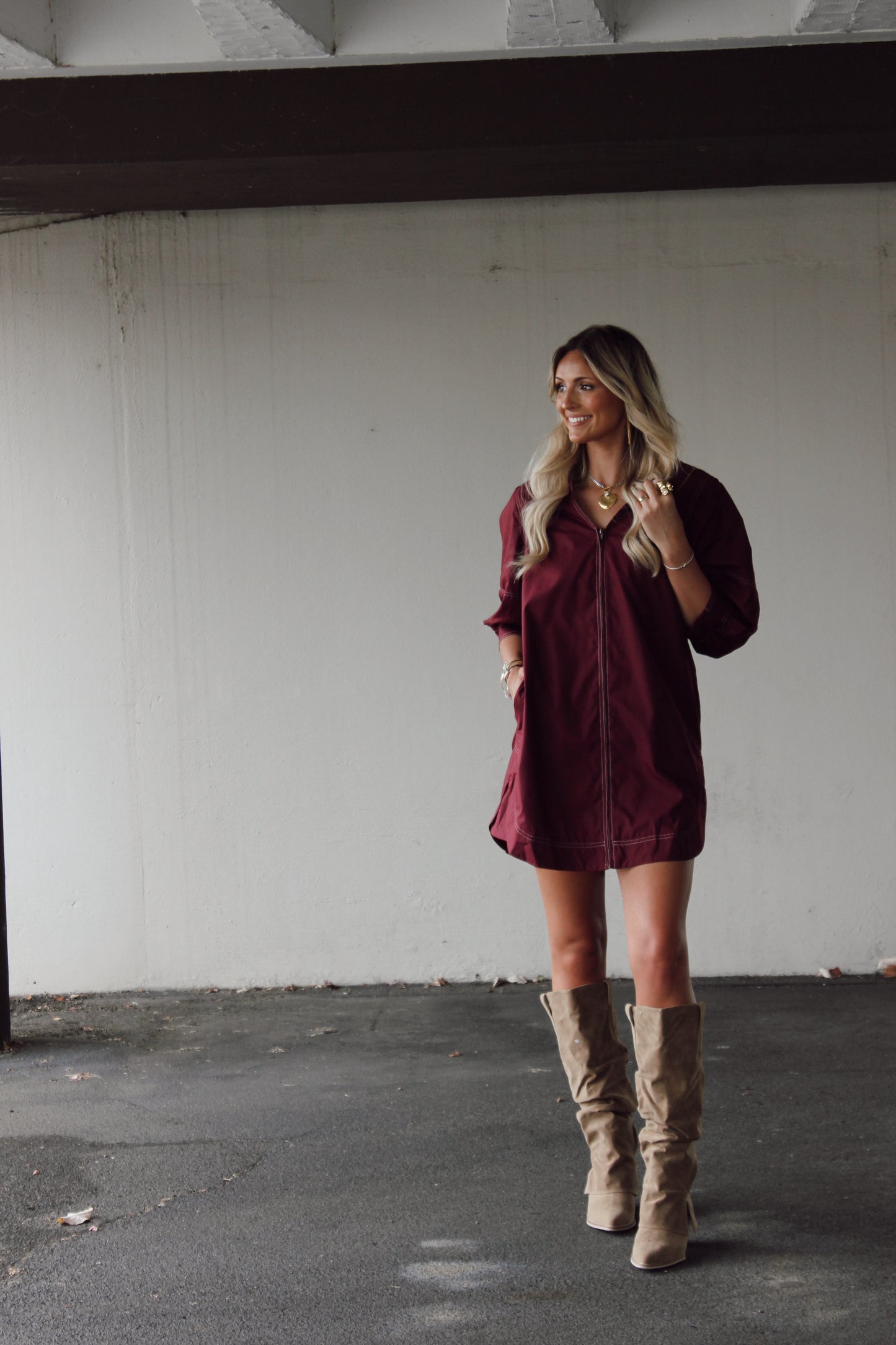 Avery Oversized Mini Dress