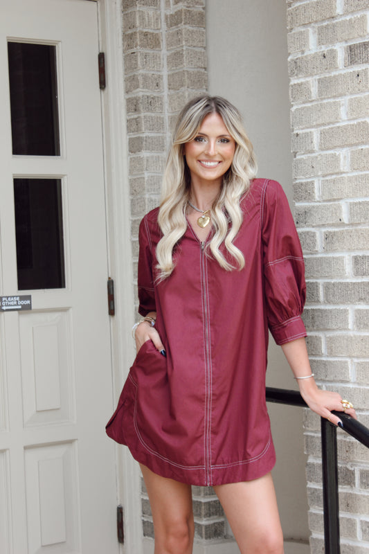 Avery Oversized Mini Dress