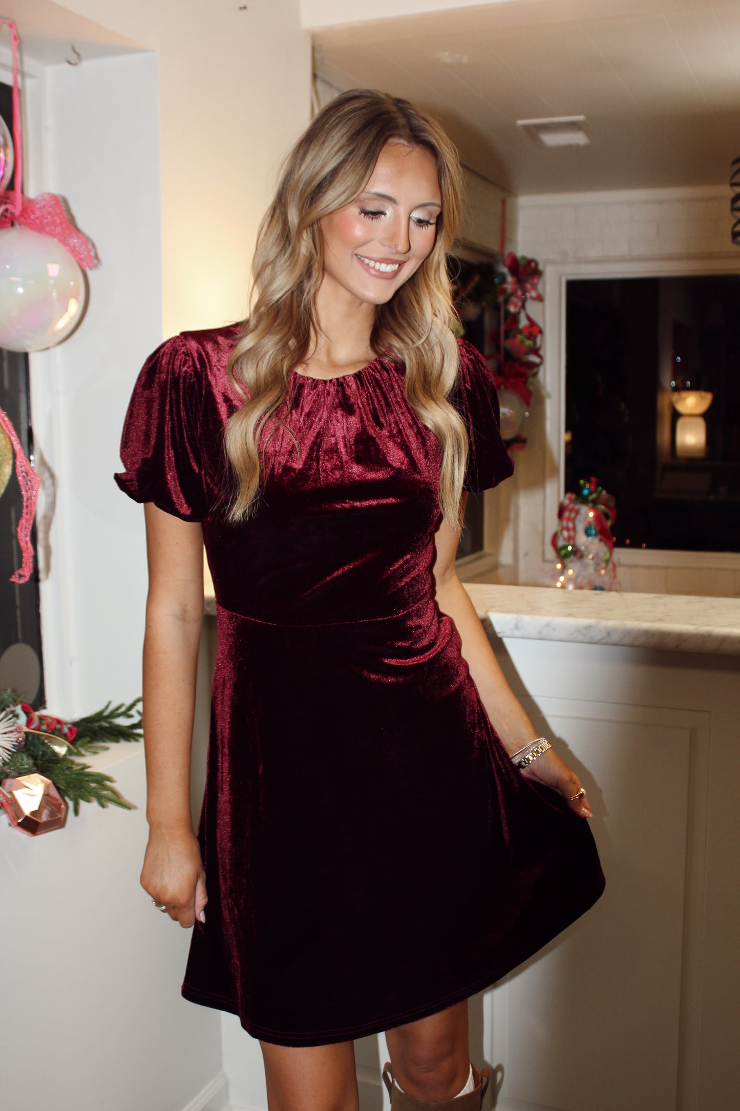 Murphie Velvet Mini Dress