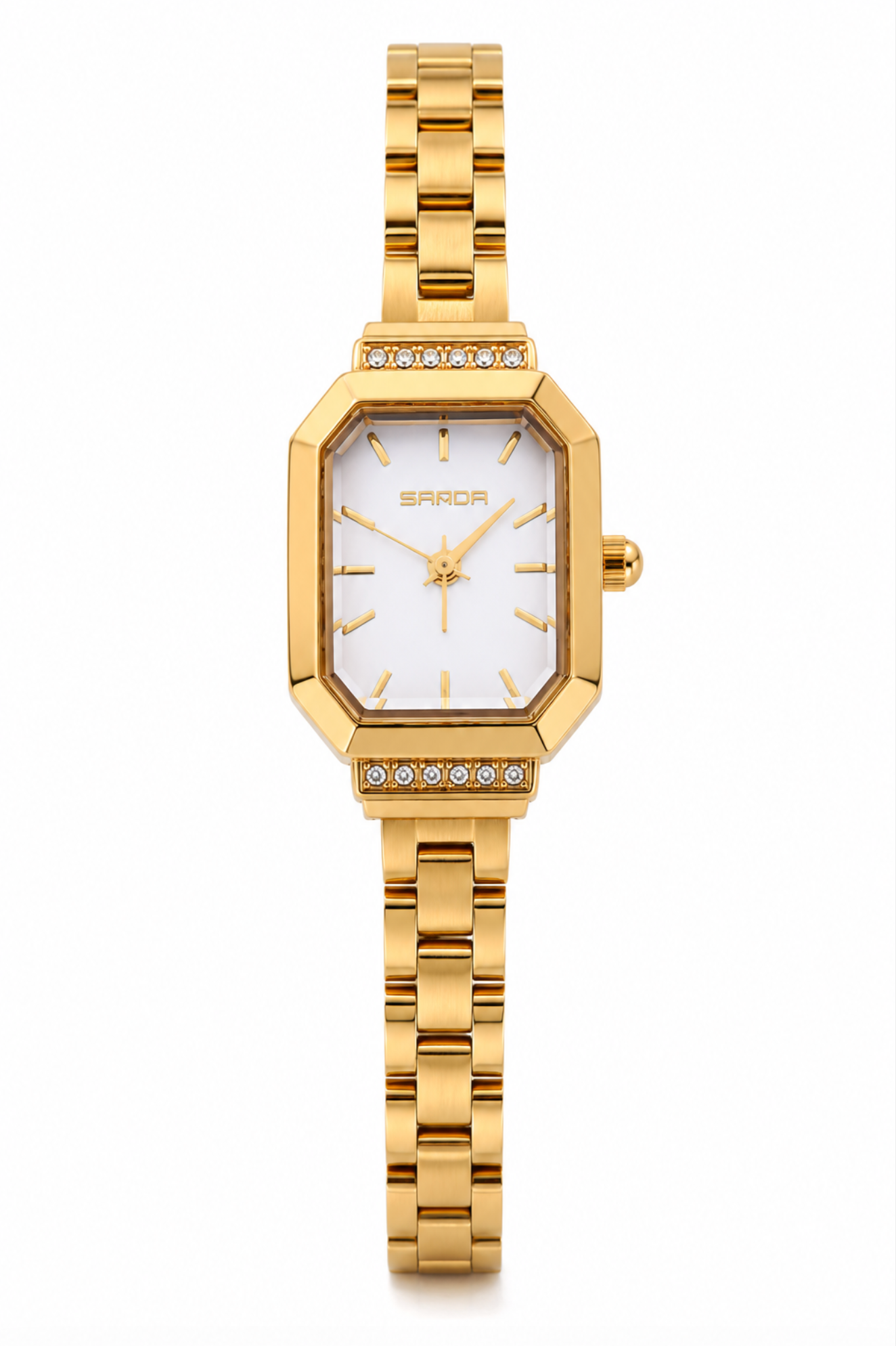The Victoria Gold Stainless Steel Watch