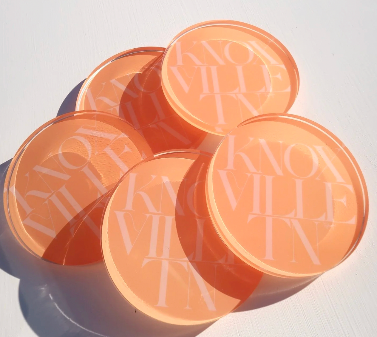 Acrylic Knoxville, Tennessee Coaster
