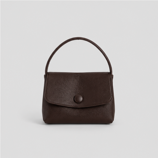 Mini Flap Bag in Chocolate