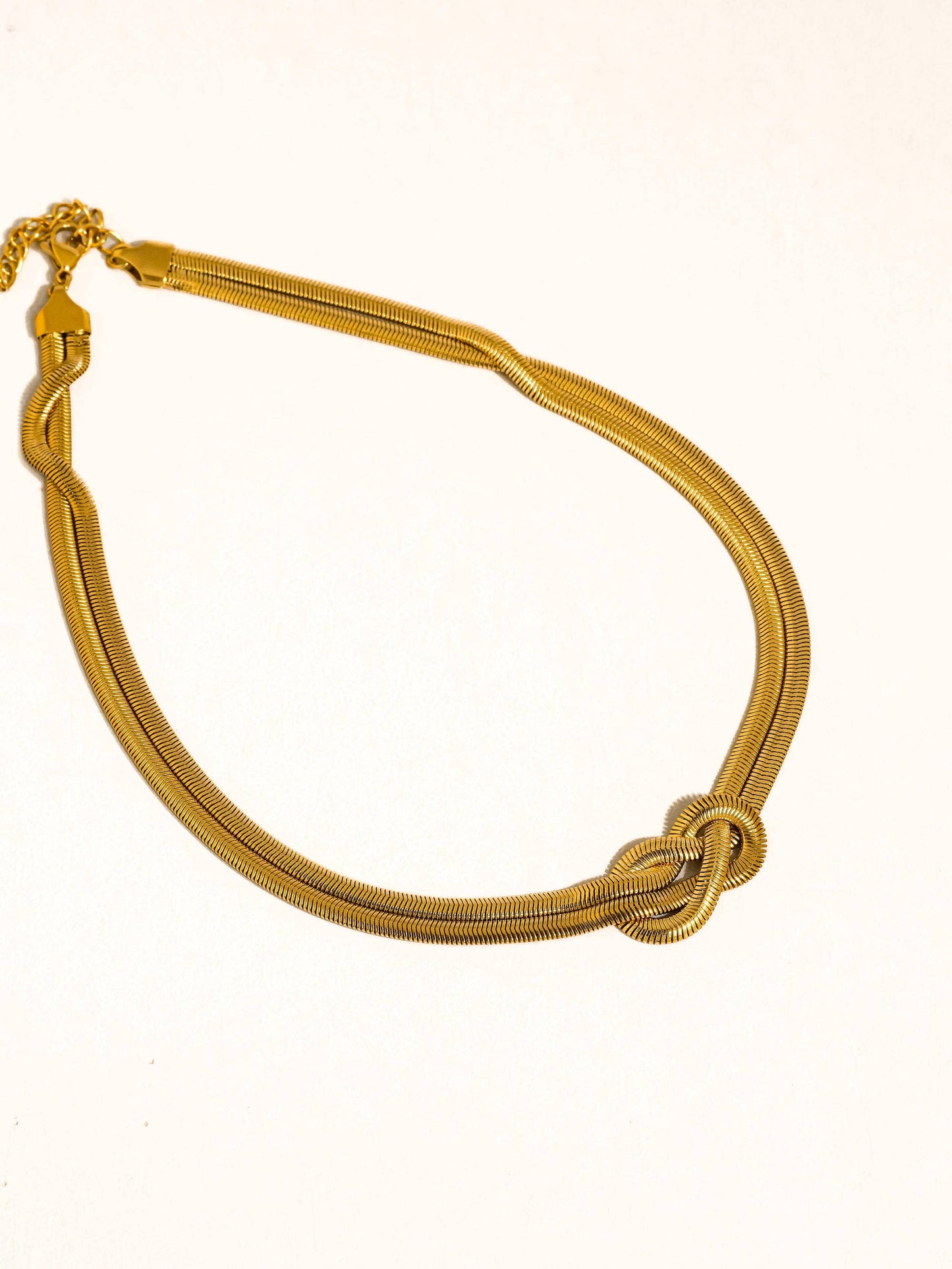 Gold Knot Necklace