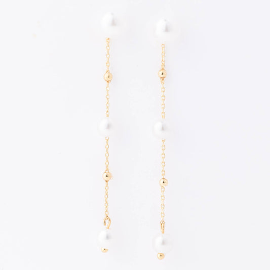 Penny Pearl Drop Earring