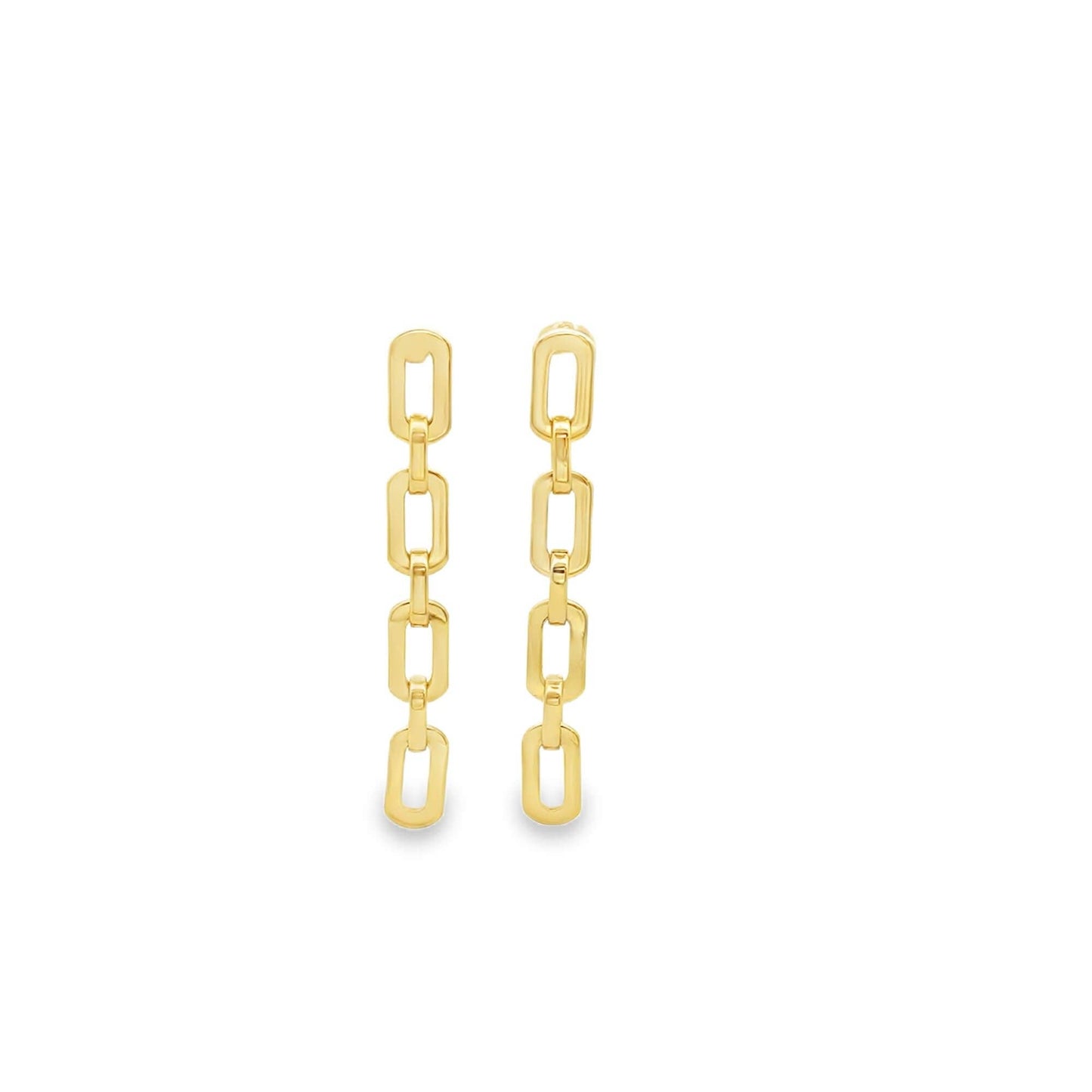 Paperclip Chainlink Earrings