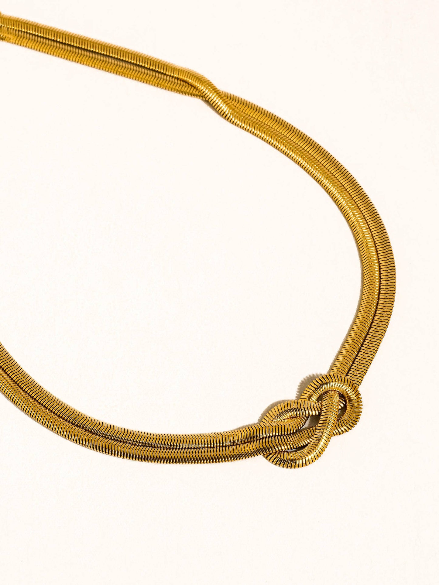 Gold Knot Necklace
